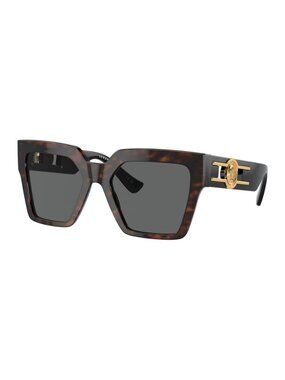 New Authentic Versace Womens Havana and Black Butterfly Acetate Sunglasses